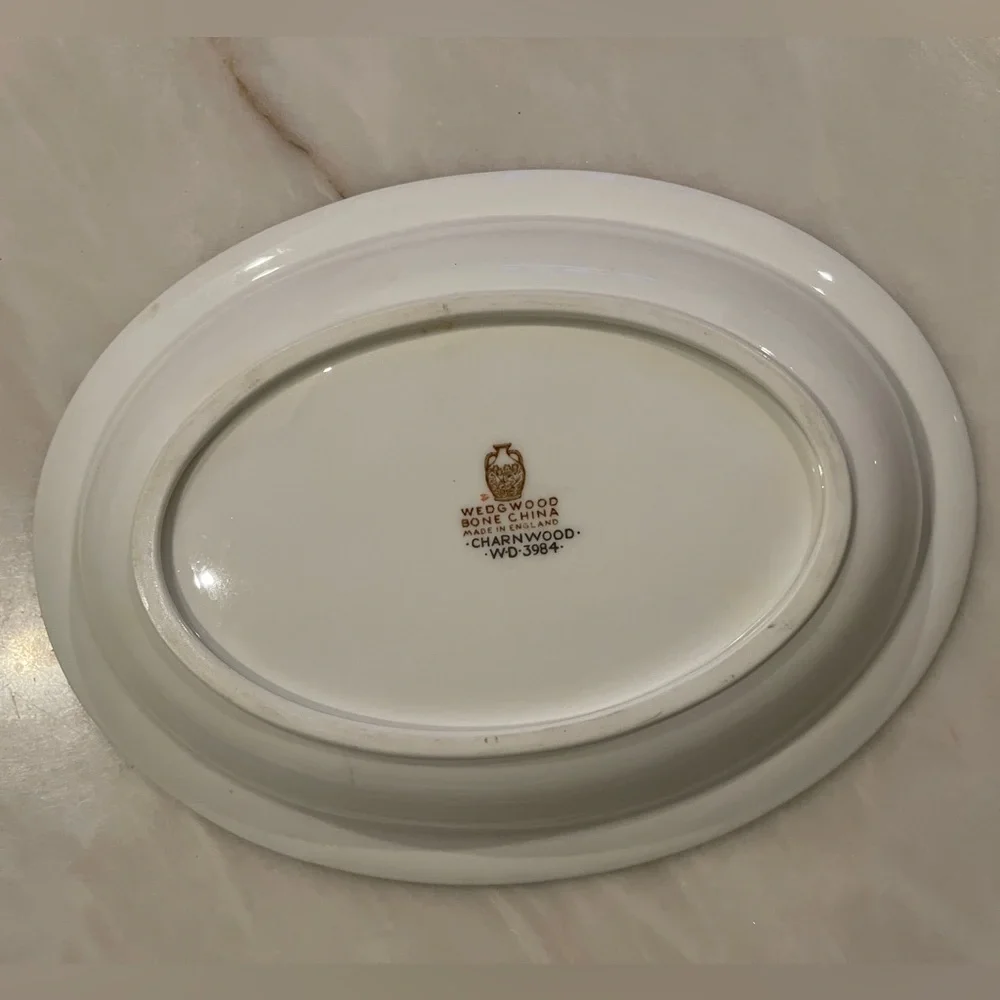Wedgwood Bone China Made in England Pattern Name Charnwood 10” Vegetable Bowl